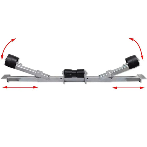Adjustable Boat Trailer Keel Roller Bracket With Heavy Duty Guide Arms For Pontoon Jon And Tritoon Boats Handles Like A Dream And Keeps Your Rig Locked Down Tight Out On The Water
