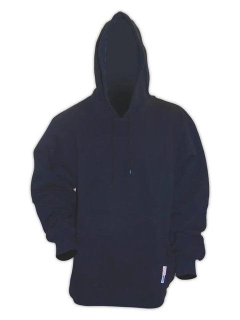 Arc Ready Unisex Athletic Sweatshirt In Navy Medium US, Fire Resistant FR Cotton, NFPA 2112 Certified And NFPA 70E CAT2 Compliant, ATPV 23.3 Cal Per Cm2
