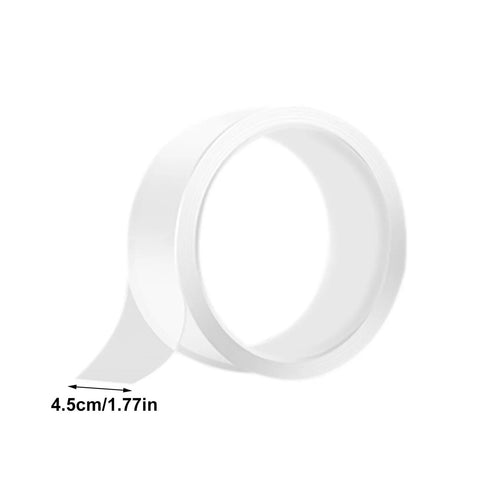 Roll of clear sunroof sealing tape 4.5 cm wide for leak prevention and waterproof repair, invisible roof leak sticker