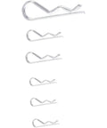 Beefed Up Cotter Pin Set 2 3 4 R Type Split Fasteners Steel Kit, various sizes shown