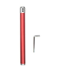 SWONVI carbide wood lathe tool handle, red aluminum grip; accepts 10mm square tool bar; includes Allen key.