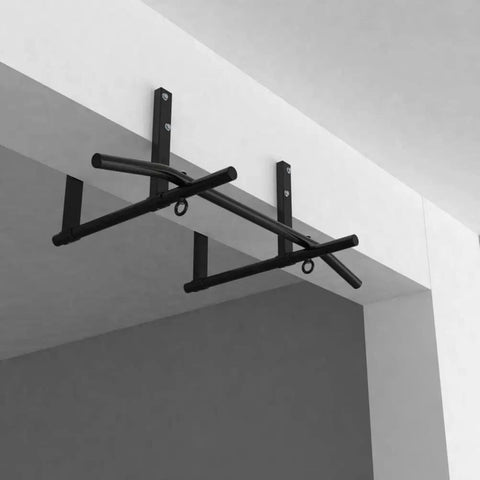 Heavy Duty Wall Mounted Pull Up Bar for Home Gym Beams and Bodyweight Training 300 Kg Load Capacity Easy to Install