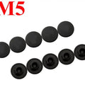 50 Pack M5 And M6 Screw Caps Covers Hex Hole Anti Dust Nylon Locknut Stopper For Hexagon Allen Socket Cap Screws Bolts Mountain Bike