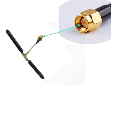 T Shaped 5.8G FPV Antenna For Drones And Video Glasses Omnidirectional 150mm SMA Connector 2dBi Gain Long Range Wireless Transmitter Antenna