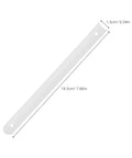 Rock Solid Side Mounted Double Row Ball Bearing Drawer Slides Heavy Duty Three Stage Triple Extension Cold Rolled Steel Smooth As Butter Quiet Glide For Cabinets Includes Three Sets Built To Last dimensions with length and width markings on a white background.