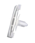 Body Side Rocker Molding Clips Kit Includes 20 Clips 10 White 10 Black For 9mm Hole Mounts DIY Friendly Easy Install Automotive Trim Fasteners For Rocker Panel Molding Replacement white 9mm plastic clip