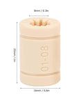 LM8UU Bearing Plastic Linear Bushing Set For 3D Printers, 10 Pieces, 8mm ID 16mm OD, Vibration Dampening Without Lubricant