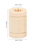 8Mm ID Linear Bearings Set For 3D Printers And CNC Machines, High Precision And Low Noise, Smooth Motion Plastic Bushings, 10 Pack
