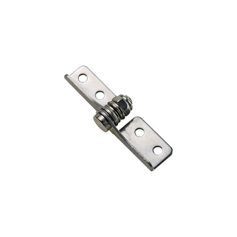 Stainless steel damping hinge with adjustable torque pivot and free stop, 1 pc (XG11-006-8L, 0.8 N.m)