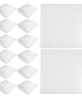 White EPE Foam Pouches 25 Pack With Elasticity And Smooth Surface For Fragile Items Moving And Packaging Supplies in multiple sizes displayed