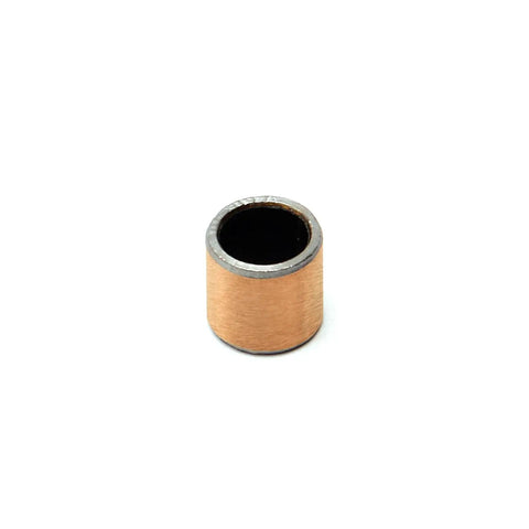 Close-up of Ten Pack Heavy Duty Oilless Bushing Sleeve Bearings, 6mm x 8mm, carbon steel core for reliable spin.