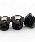 Two Tough As Nails Ball Plunger Pins With Flange And Pressed Thread For Auto Shop Projects, close-up view showcasing smooth design.