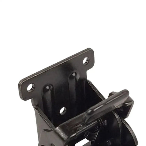 Close-up of heavy-duty iron 90 Degree Folding Self Locking Hinge for Furniture, suitable for folding tables, cabinets, and shelves.