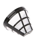 Dead Simple Nylon Coffee Filter For Home Brewing reusable barista strainer in black, durable design for easy usage.
