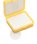 Pro Grade Microscope Calibration Slide With Reticle And Stage Graticules 0.1mm Divisions For Eyepiece And Objective Lens Alignment transparent 19mm glass slide in yellow case
