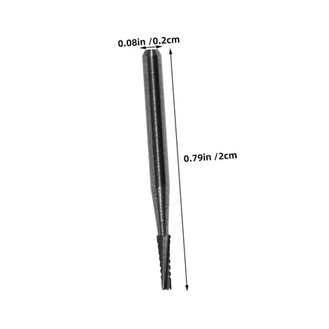 Close-up of a drill bit from 3Pcs Tungsten Carbide Auto Glass Repair Drill Bit Kit for Windshield Chips and Cracks Easy Quick Fix for Car Windows Versatile Durable Glass Repair Tool Set