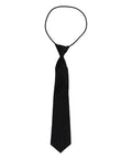 Black tie accessory for Kids Doctor Scientist Lab Costume Set With Thick White Coat And Matching Accessories, unisex role play outfit.