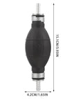 Two Pack Manual Liquid Transfer Pump Set Hand Squeeze Fuel Pump With 6mm Hose For Automotive Marine And Outdoor Use Easy Portable Gasoline Transfer For Cars Boats Outdoor Gear, 15.1cm x 4.2cm
