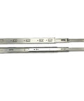 Top Shelf 10 Inch Full Extension Drawer Slides Five Pair Ball Bearing Side Mount for cabinets, tool chests, zinc plated steel.
