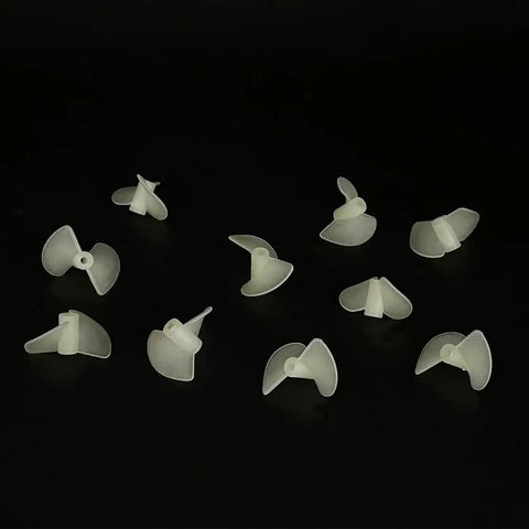 Ten Pairs Nylon RC Boat Propellers, Two Blade CW CCW Set For RC Boats And Ships, Fits 1.95mm Hole And 2mm Shafts, 22mm Diameter