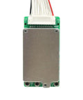 No Fuss 10S 36V 15A Li Ion 18650 Battery Management System Board showing front view, metallic cover, and wiring connectors.