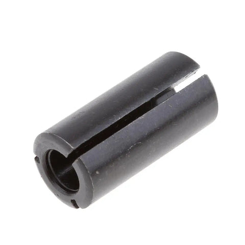 Heavy Duty Collet Chuck Adapter Kit With 5 Router Bit Milling Cutter Drivers and Heat Treated Carbide Inserts, black cylindrical tool holder.
