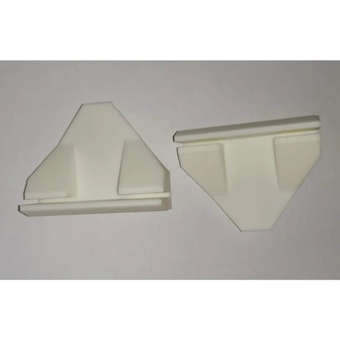 Pair Drawer Slide Rear Mounting Bracket Replacement Kit Built Tough For Cabinet Drawers 3D Printed Plastic Upgrade Heavy Duty Strength