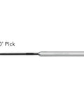 90-degree B tip of H4W 4 Piece Hook And Pick Set mounted on a handle, used for O rings, against white background.