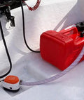 06 Series Automatic Submersible Bilge Pump 750 GPH 12V Three Quarter Inch Outlet installed in a boat bilge compartment
