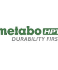Metabo HPT logo with tagline 'Durability First' in green and gray text.