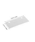 Pack Of 10 Heavy Duty Metal Tape Gun Blades Replacement For 4 To 5 Cm Packing Tape Dispensers Serrated Cutter Blades hand