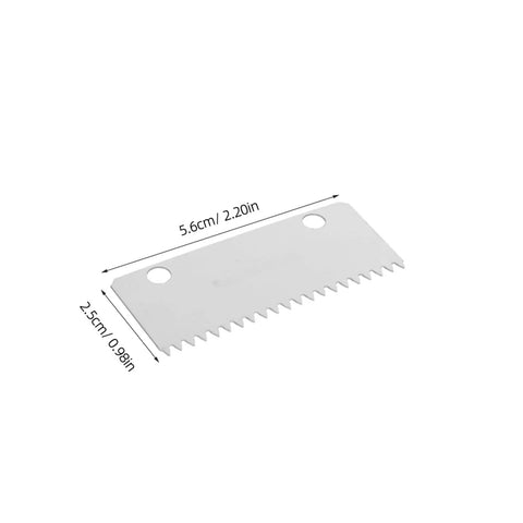 Pack Of 10 Heavy Duty Metal Tape Gun Blades Replacement For 4 To 5 Cm Packing Tape Dispensers Serrated Cutter Blades hand