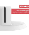 White Dryer Main Knob Replacement For Popular GTX And HTX Models, Go-To Replacement With Easy Install, front view