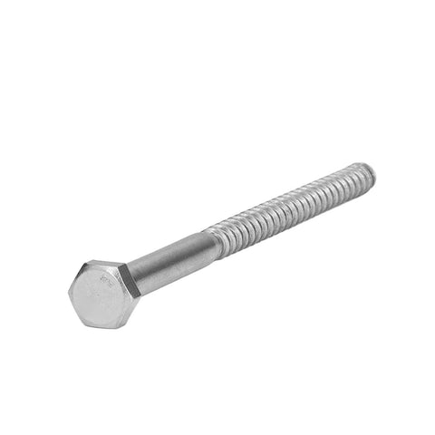 Stainless Steel Half Thread Wood Lag Bolts With Self Tapping Screws A2-70 Grade Built Tough For Outdoors M8x140mm Hex Bolt