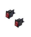 Heavy Duty Pair Of On Off Switches Engineered For Portable Tools And Air Equipment Fits A22756, red and black control design.