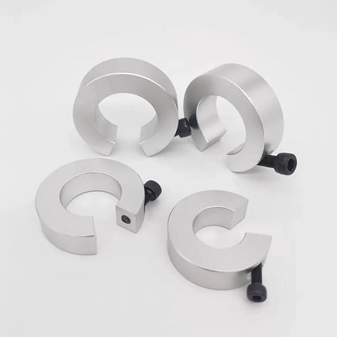 4 Pack SBR20 Linear Rail Stop Collars Aluminum Alloy Shaft Lock Rings 20mm Inner Diameter 40mm Outer Diameter 12mm Thick Pro Grade CNC Parts Tool