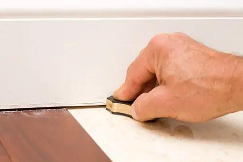 Heavy Duty Aluminum Carpentry Scribe Tool With Dead On Built In Stud Detector And Eight Exact Offsets For Swift Wall Marking Easy Corner Reach And Knockout Cabinet Installations