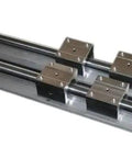 Two Pack 2000mm SBR20 Full Supported Linear Rail Shaft Rod Set With Four SBR20UU Block Bearings For Smooth Precise Motion In CNC Machines And DIY Builds