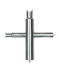 Dial Wrench For Clock Center Hand Nut 4 Size Set Essential Clockmaker Tool Parts For Dial Repairs And Maintenance Silver Finish
