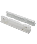 4 Inch Or 6 Inch CNC Milling Steel Vise Hard Jaw Fixture Built Tough With V Type Jaw Aluminum Alloy Milling Kit, 2 Piece Set close-up