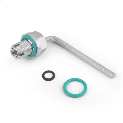 Ditch That Leaky Oil Pan With This Massive Oversize Piggyback Stainless Steel Self Tapping Thread Repair Kit For Your Car Featuring M104 To M18 Sizes And A Secure O Ring Seal To Stop Any Dreaded Drips Once And For All While Saving You A Boatload On. stainless steel oil drain plug repair kit, M14.1x1.5, with O-ring and wrench
