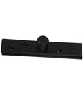 Rock Solid Heavy Duty Stainless Steel Pivot Hinges For Hidden Doors And Secret Bookcases In Black Finish