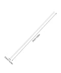 10 Pcs Car Bumper Welding Rods for Quick Bumper Repairs, white PP rods with dimensions 25cm x 0.6cm for vehicle bumpers