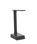 Minimalist Led Desk Lamp With 15W Wireless Charger, USB And Type C Ports, 2 AC Outlets, Dimmable Eye Caring Light, 3 Brightness Levels, Built In Alarm Clock, Touch Control Table Lamp For Home Office Dorm