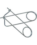 10 Piece Brooch Shape Cotter Safety Pins In Galvanized Carbon Alloy Steel With Heavy Duty Quick Lock Spring Design For Secure Gate Hooks
