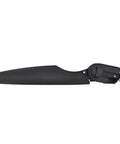 Rugged Black Plastic Watercraft Rudder For Canoe And Kayak Angling Boats Lightweight Portable Direction Control Kit
