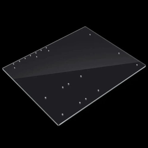 Open Frame Acrylic Base Stand For ATX Motherboard Rigs, Ultra Transparent 4mm Acrylic, Easy Install For Testing, Overclocking And Gaming