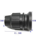 Black SDS Plus Drill Chuck Replacement Part For TE1 TE5 TE6 TE14 TE15 Compatible With Hilti Tools, dimensions labeled