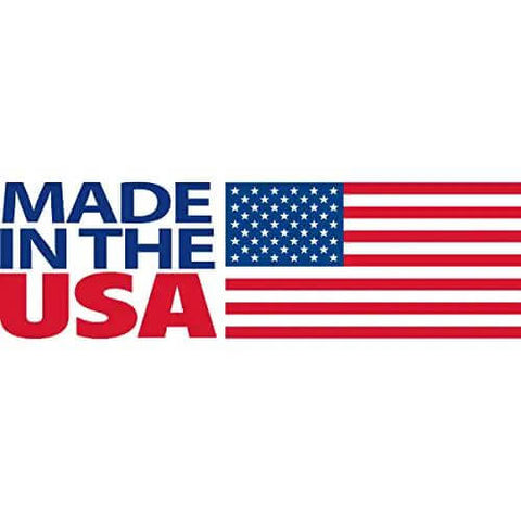 American flag with 'Made in the USA' text.