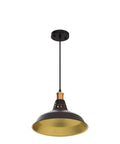 Dope Matte Black Farmhouse Pendant Lights Kit For Kitchen Island Vintage Industrial Barn Style Hanging Bar Lights With Oil Rubbed Bronze Accents Adjustable Cord Soft Glow 12 Inch Pendant Lamps 2 Pack